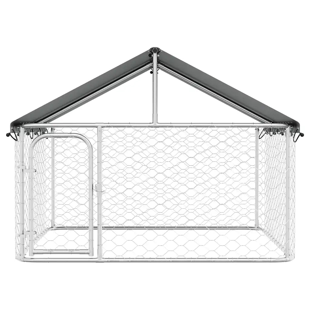Gabbia per Cani da Esterno con Tetto 200x200x150 cm CFW7609710