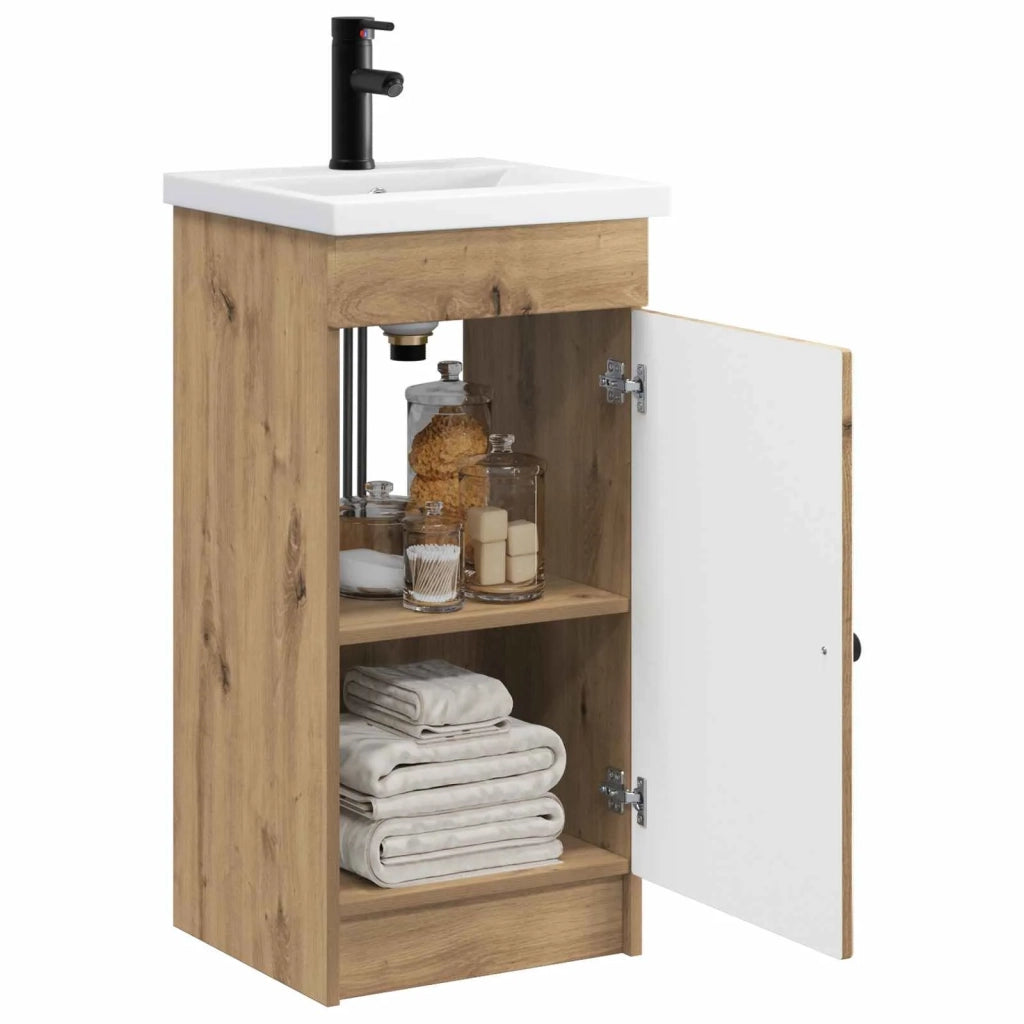 Mobile da bagno con lavabo Rovere Artigianale 42 x 40 x 84,5 cm 890033