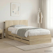Struttura del letto con stoccaggio e testata Rovere Sonoma 3433910