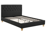 Letto "Emmy" - 160 x 200 cm - Grigio