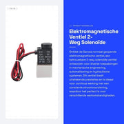 Ventile Elettromagnetici 2 Vie Solenoide DC12V - Garantita la Sicurezza - Adatto a Diversi Utilizzi - Qualità Elevata