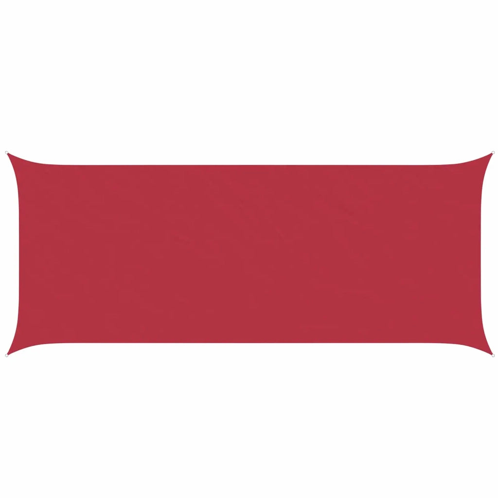 Vela da ombra solare Rosso 6 x 2,5 m 100% Poliestere Oxford