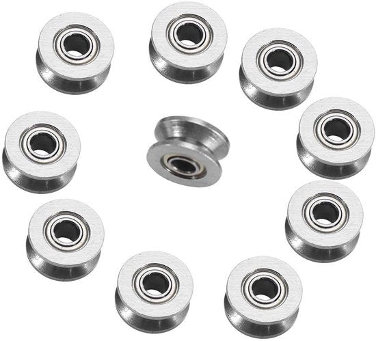 V624ZZ Laviatori a rulli con dente V Laviatori a rulli Mini disco di ingranaggio Disco di ingranaggio Sistema lineare Systeem Miniatuur Catene per funi