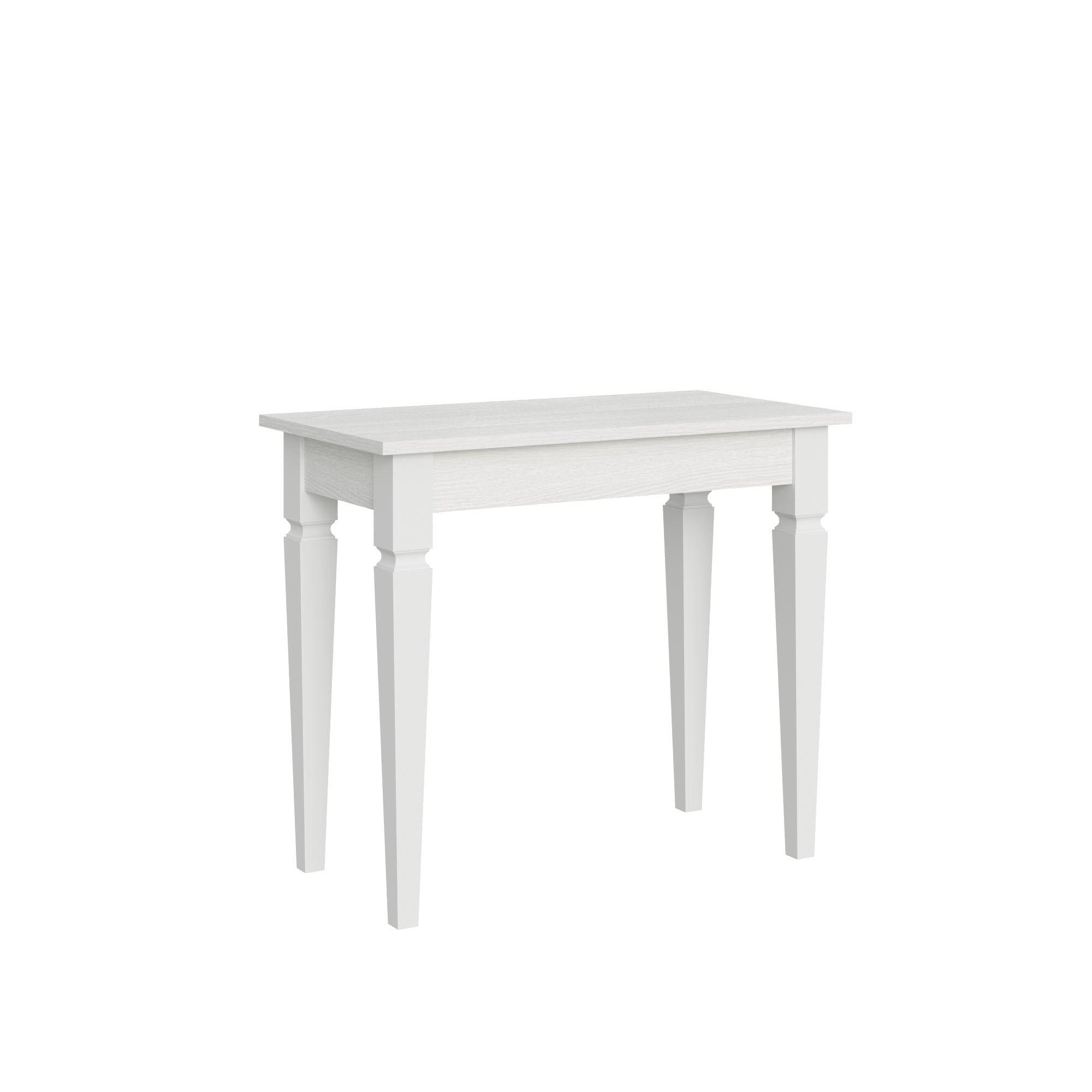 Consolle Allungabile 90-308x48x77 cm in Nobilitato Bianco
