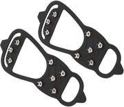 Ijacciali Antislip per Sci di Neve - Spicchi a 8 Denti - Steli Regolabili 41-46 - Silicio/Acciaio Inossidabile - Adatto per Escursionismo/Arrampicata - Spicchi di Neve