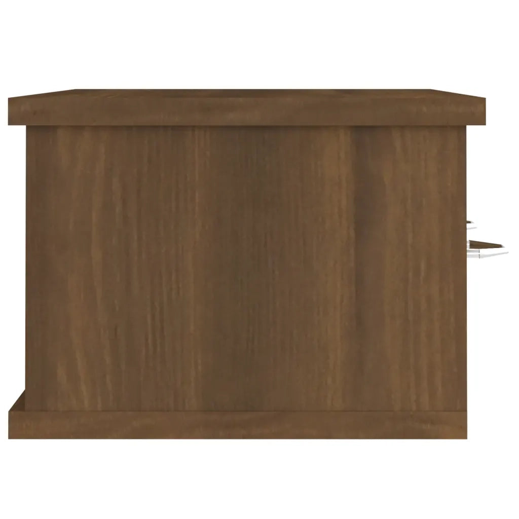 Armadietto Parete Rovere Marrone 60x26x18,5cm Legno Multistrato 815080