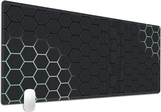 Panno per mouse da gioco 300 x 600 x 3 mm tessuto premium antiscivolo impermeabile - per uso da gioco ufficio e domestico