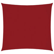 Parasole a vela | Telo Ombra | Vela da ombra in Tela Oxford Quadrata 6x6 m Rosso