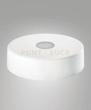 3805-57-102 DIFFUSORE/PARALUME IN METALLO BIANCO D.35CM H.10CM PER KIT LUCI LED 14W