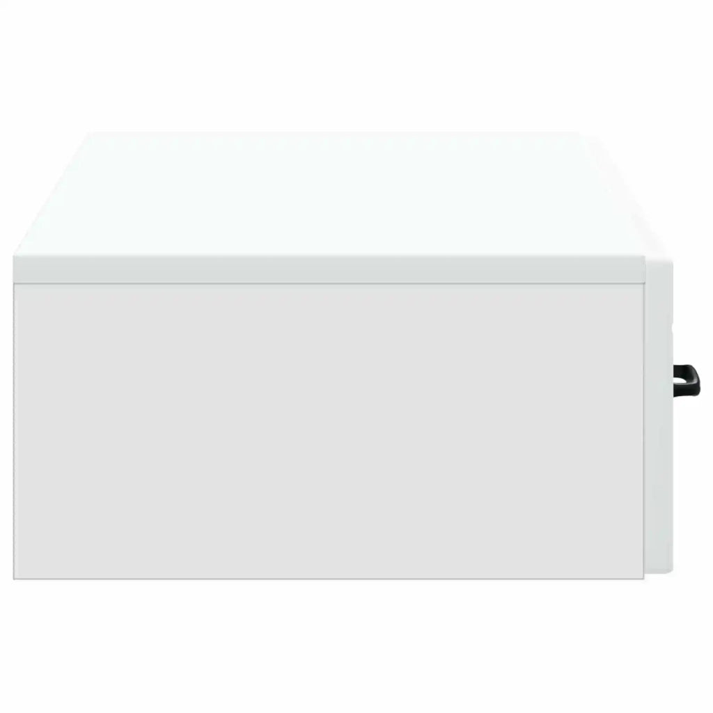 Tavolino da Parete Laterale Bianco 87,5 x 34,5 x 17 cm 899005