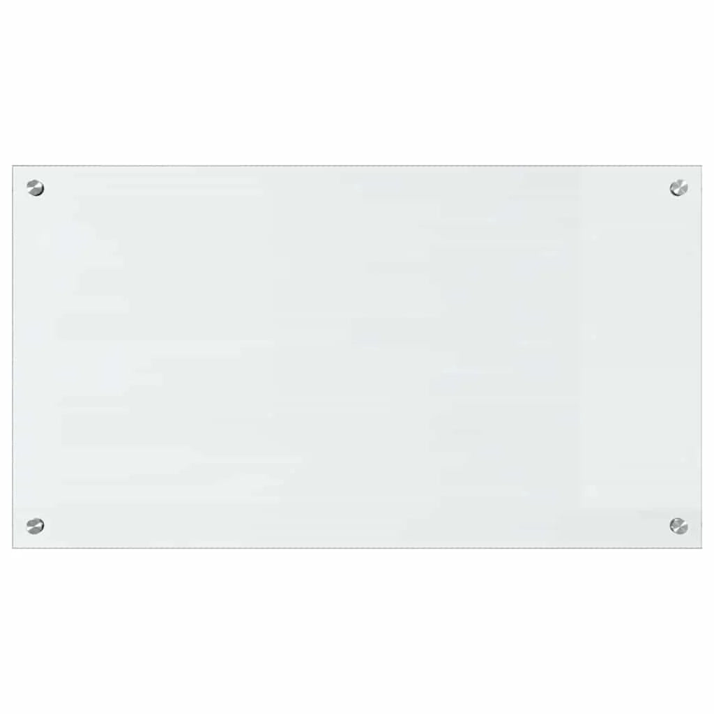 Set di 2 paraschizzi moderni per cucina 90 x 50 cm design elegante resistente al calore vetro temperato trasparente 02_0056301