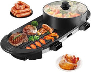 Piastra elettrica per BBQ - Hotpot elettrico - Griglia coreana - Griglia per party - Piastra antiaderente