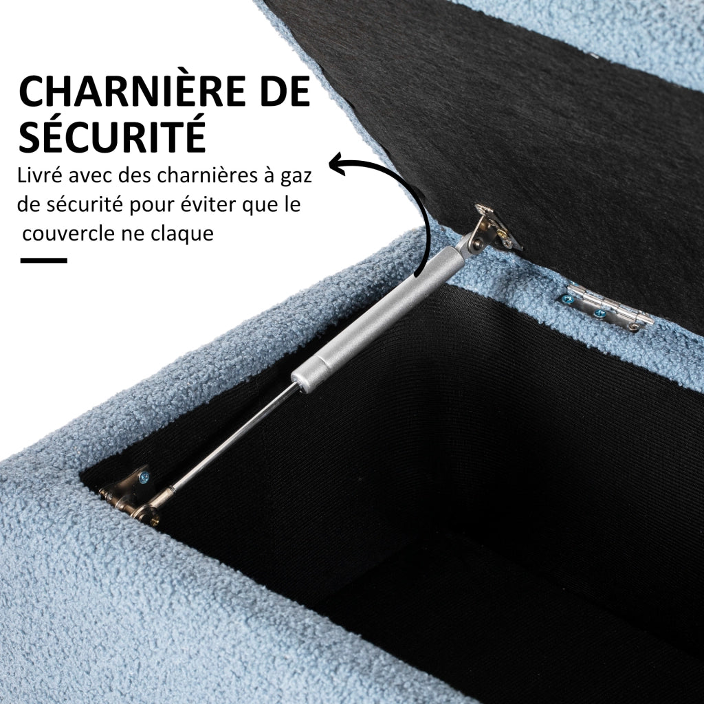 Cassa di stoccaggio ¨C zephmum ¨C blu 95x38x45 cm