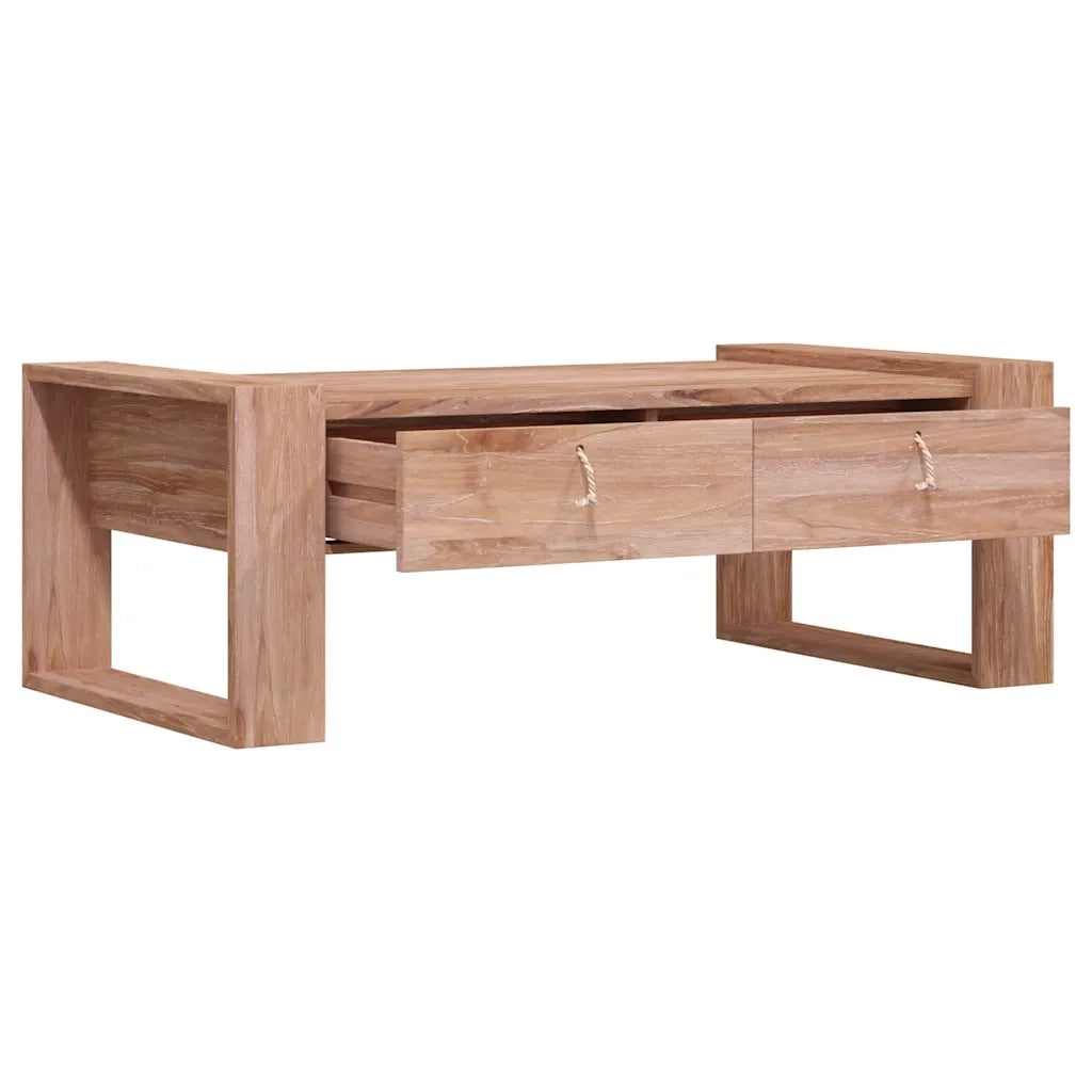 Tavolino da Salotto 110x60x40 cm in Legno Massello di Teak 287892