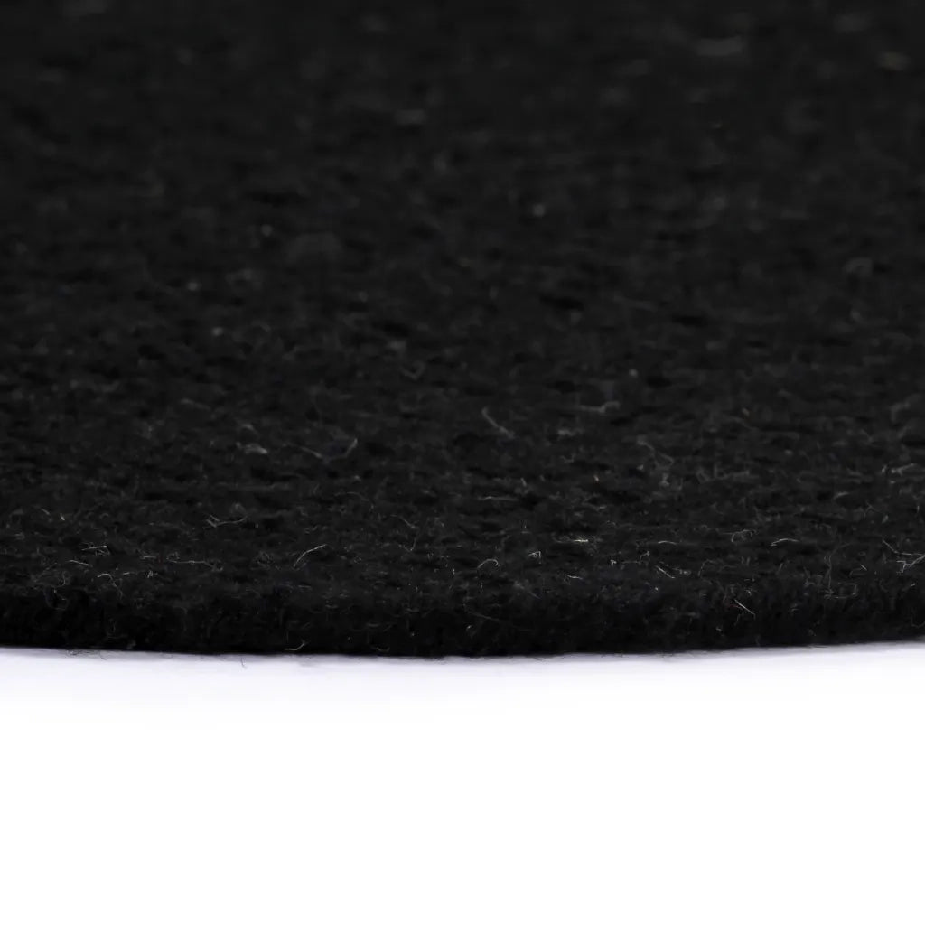 Tovagliette 4 pz Nero Neutro 38 cm Rotonde in Cotone 133844