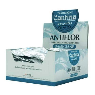 ANTIFIORETTA ENOLOGICO ANTIFLOR DAMIGIANE ESSECO - CF=PZ 40X12- 1 confezioni