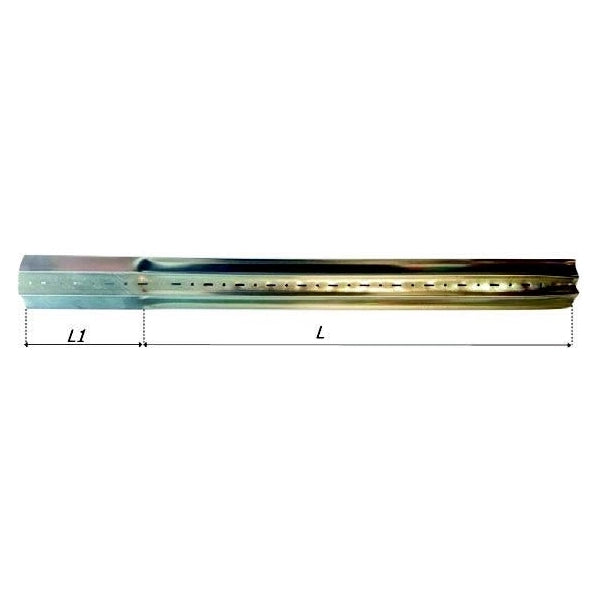 PROLUNGA TELESCOPICA 60 MM LUNGHEZZA 50 + 14 CM PER RULLO OTTAGONALE 1548/A
