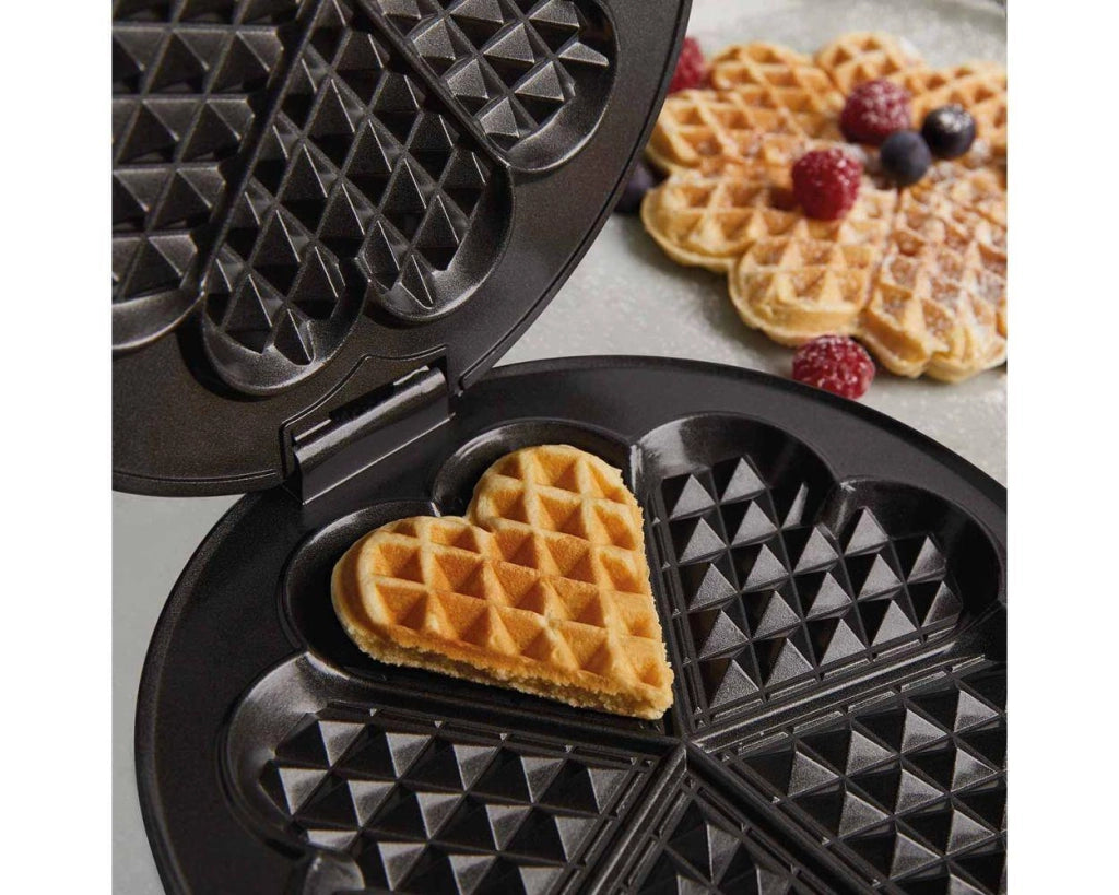 Cloer 189 1 waffle 930 W Nero, Acciaio inox