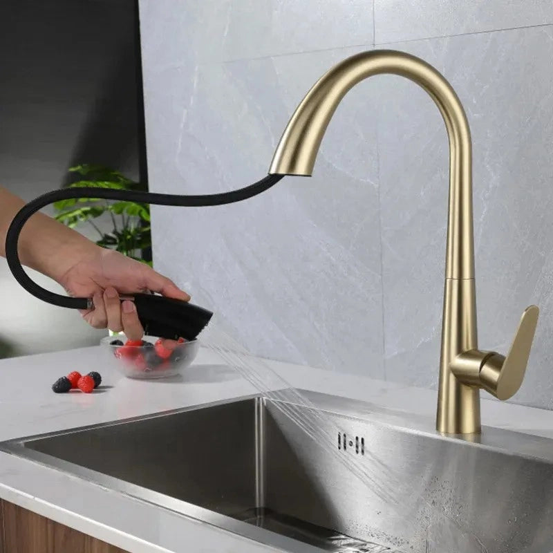 Rubinetto Da Cucina Rea Ross Brush Gold