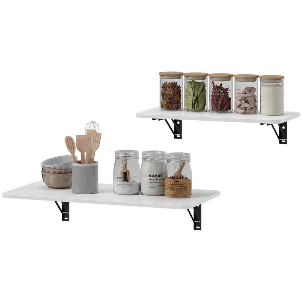 Tavolino pieghevole a muro ¨C zephmum ¨C legno bianco