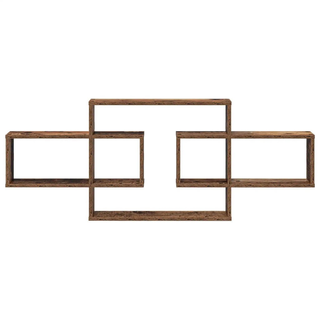 Scaffale da parete Legno antico 130 x 10 x 50 cm 8012458