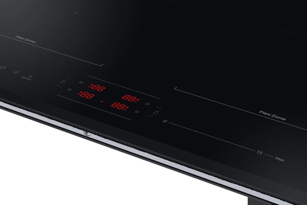 Samsung NZ64B5066KK Piano Cottura ad Induzione Power Control Slide Control Slim Fit Nero 60cm 4 Zone