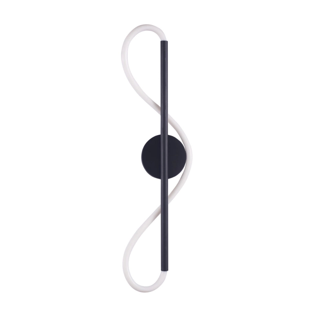 Applique moderna a corda LED Polux EMMA 19W 4000K nera
