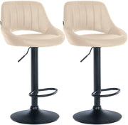 Set di 2 sgabelli da bar Milet in ecopelle B 2