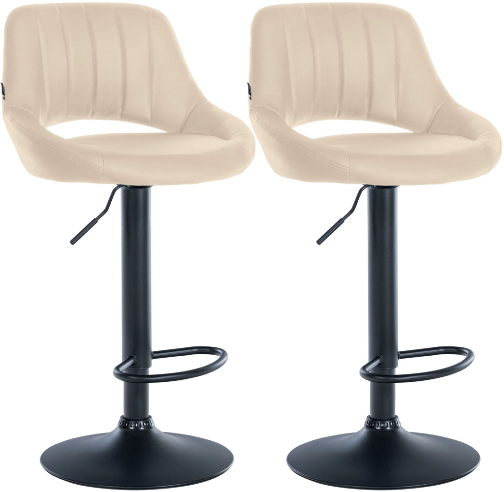 Set di 2 sgabelli da bar Milet in ecopelle B 2