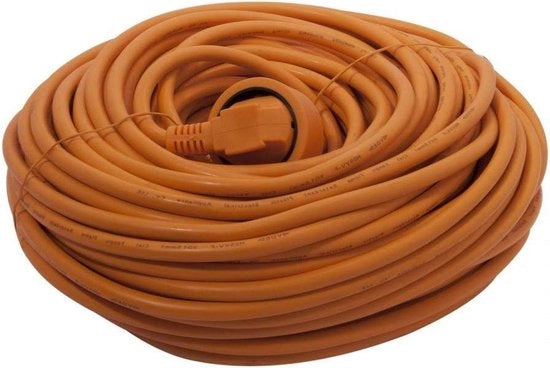 Cavo di estensione da 40m con presa in colore arancione