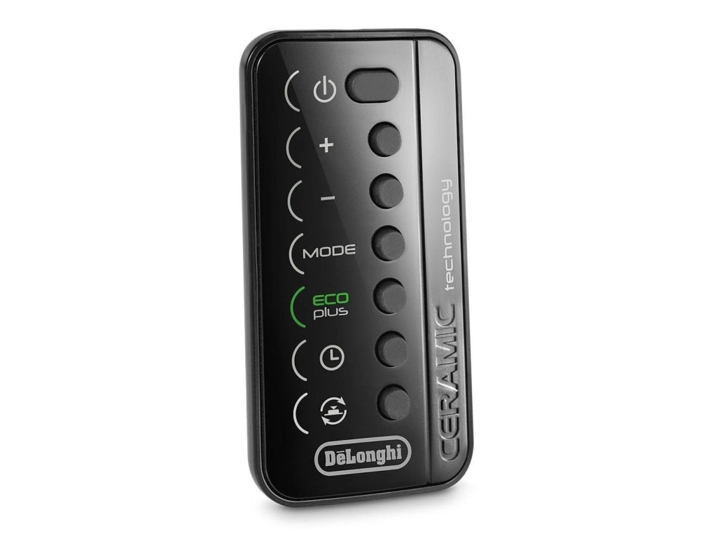 De'Longhi DCH7993ER.BC Silent+ Termoventilatore Ceramico 2400W Timer 24h Telecomando colore Nero