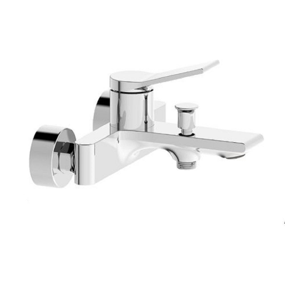 Trade Shop - Rubinetto Miscelatore Gruppo Vasca Da Bagno Cromato Con Attacco Doccia Sky87110 -