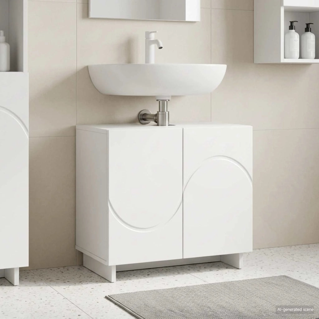 Mobile da bagno Bianco 60 x 41 x 58 cm Legno ingegnerizzato 8011612