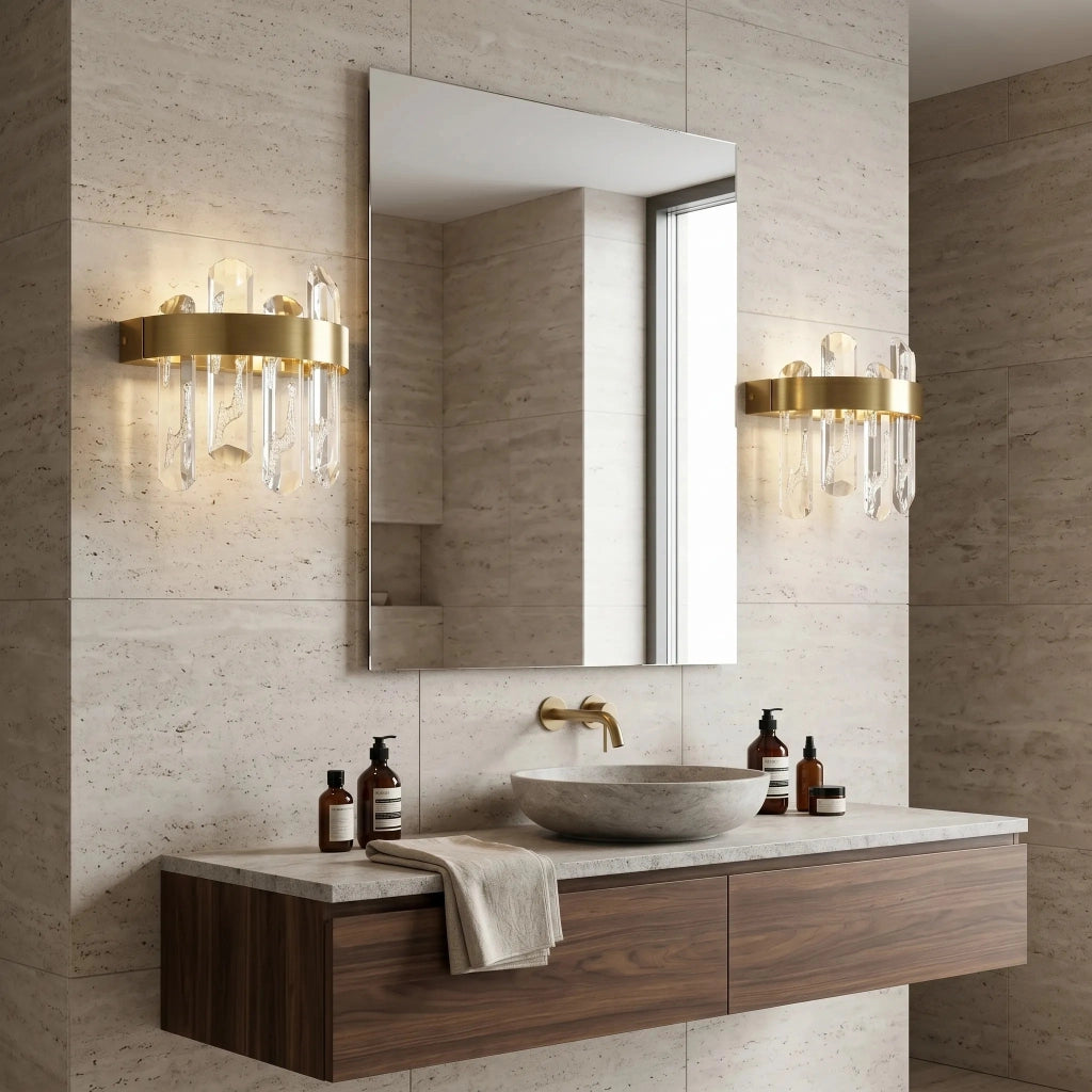 Applique Da Parete Led Swe075-w Brushed Gold