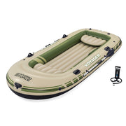 Trade Shop - Set Completo Gommone Gonfiabile Hydro-force Voyager X4 350x145x49cm Remi Pompa Borsa 65156 -
