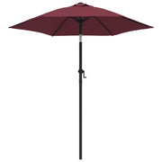 Ombrellone Rosso Borgogna 200x211 cm in Alluminio cod mxl 71523