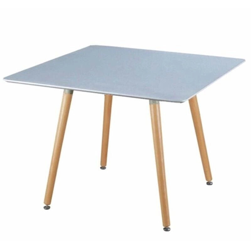 TAVOLO LIONE QUADRATO 80 X 80 X H75 CM IN COLORE GRIGIO CHIARO