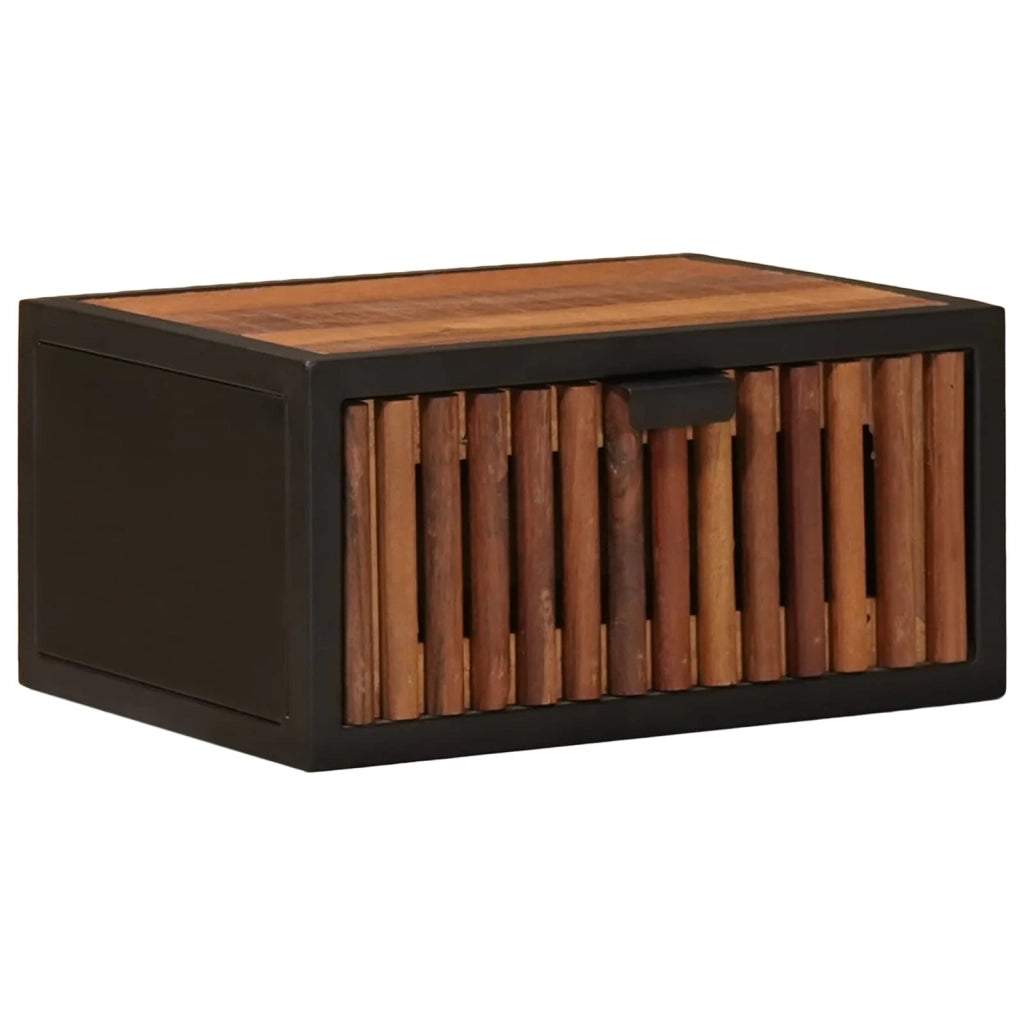 Comodino a muro fatto a mano Naturale 40 x 30 x 20 cm 42020088