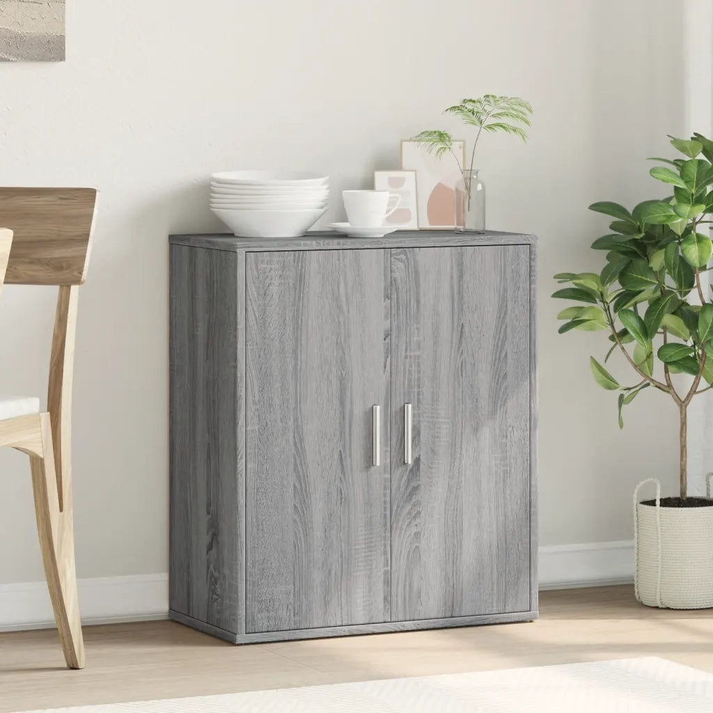 Credenza Grigio Sonoma 60x31x70cm in Legno Multistrato 840462