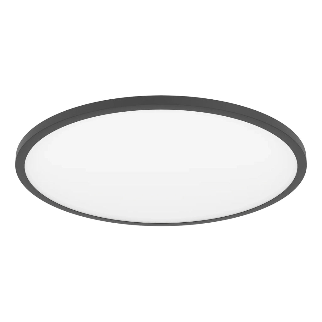 Plafoniera Moderna Sarsina-Z Alluminio Nero Luce Led Integrato 41W