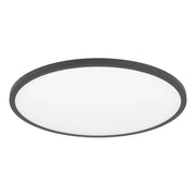 Plafoniera Moderna Sarsina-Z Alluminio Nero Luce Led Integrato 41W