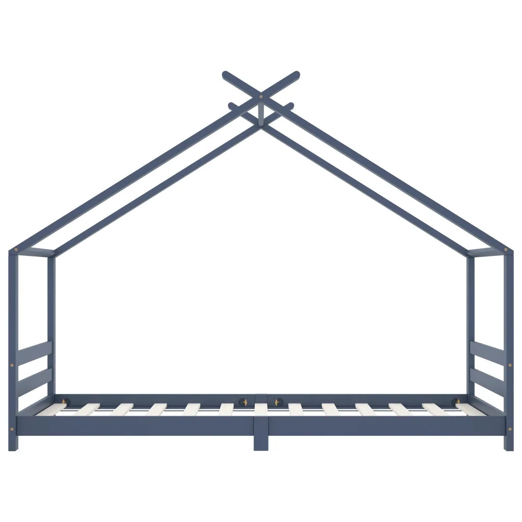Giroletto per Bambini Grigio in Massello di Pino 90x200 cm cod mxl 60939