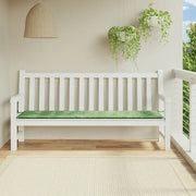 Cuscino Panca da Giardino Motivo a Foglie 200x50x4 cm Tessuto 361205