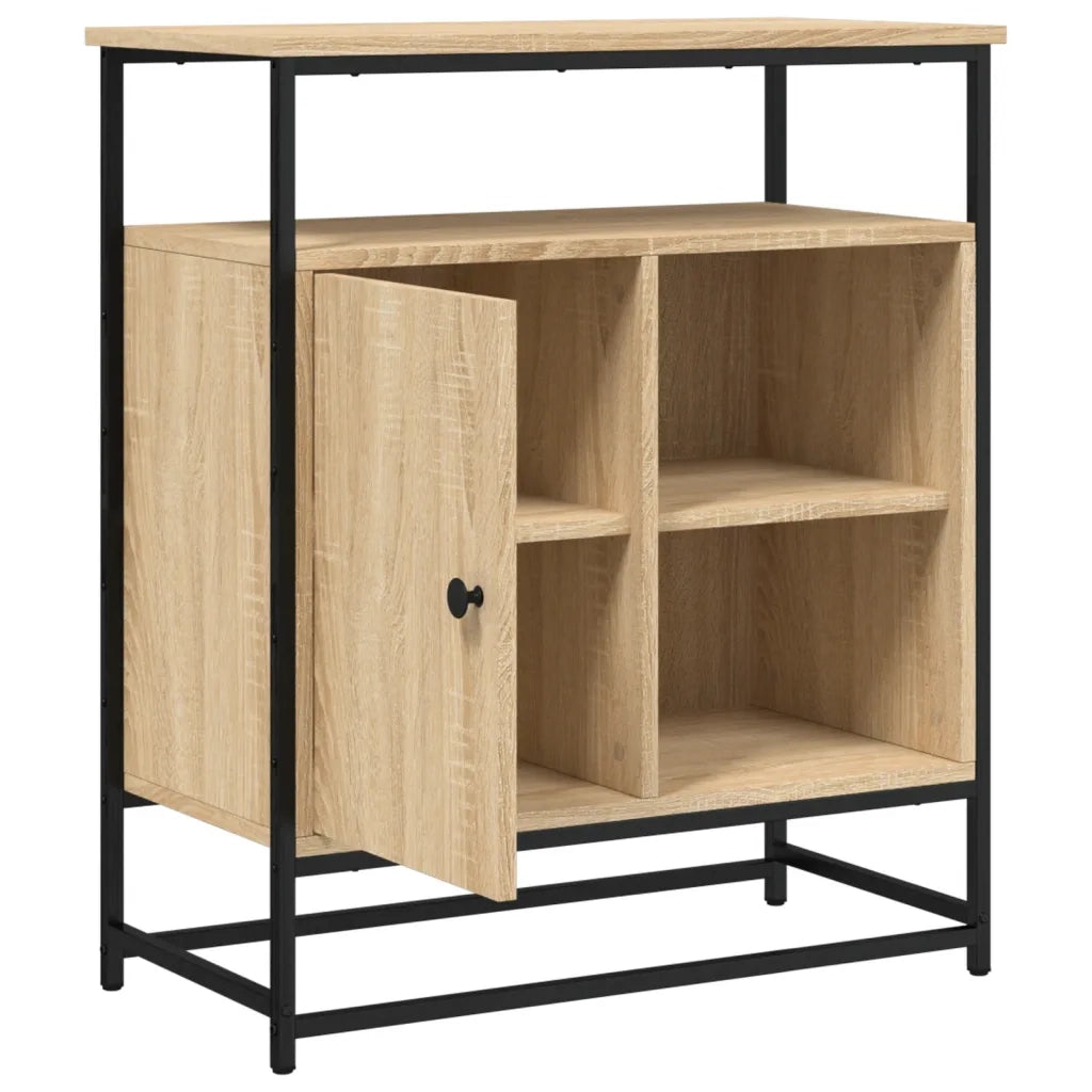 Credenza Rovere Sonoma 69x35x80 cm in Legno Multistrato