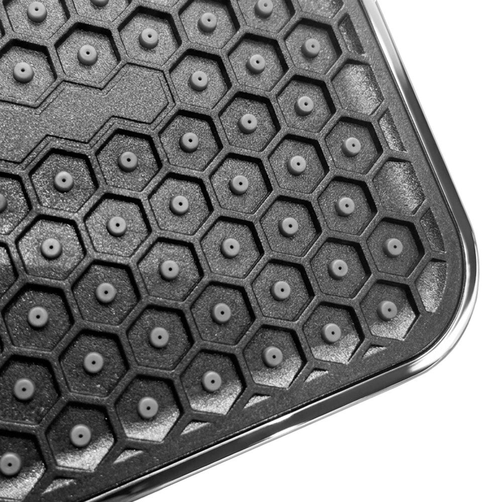 Soffione doccia quadrato 11x11 in abs cromo