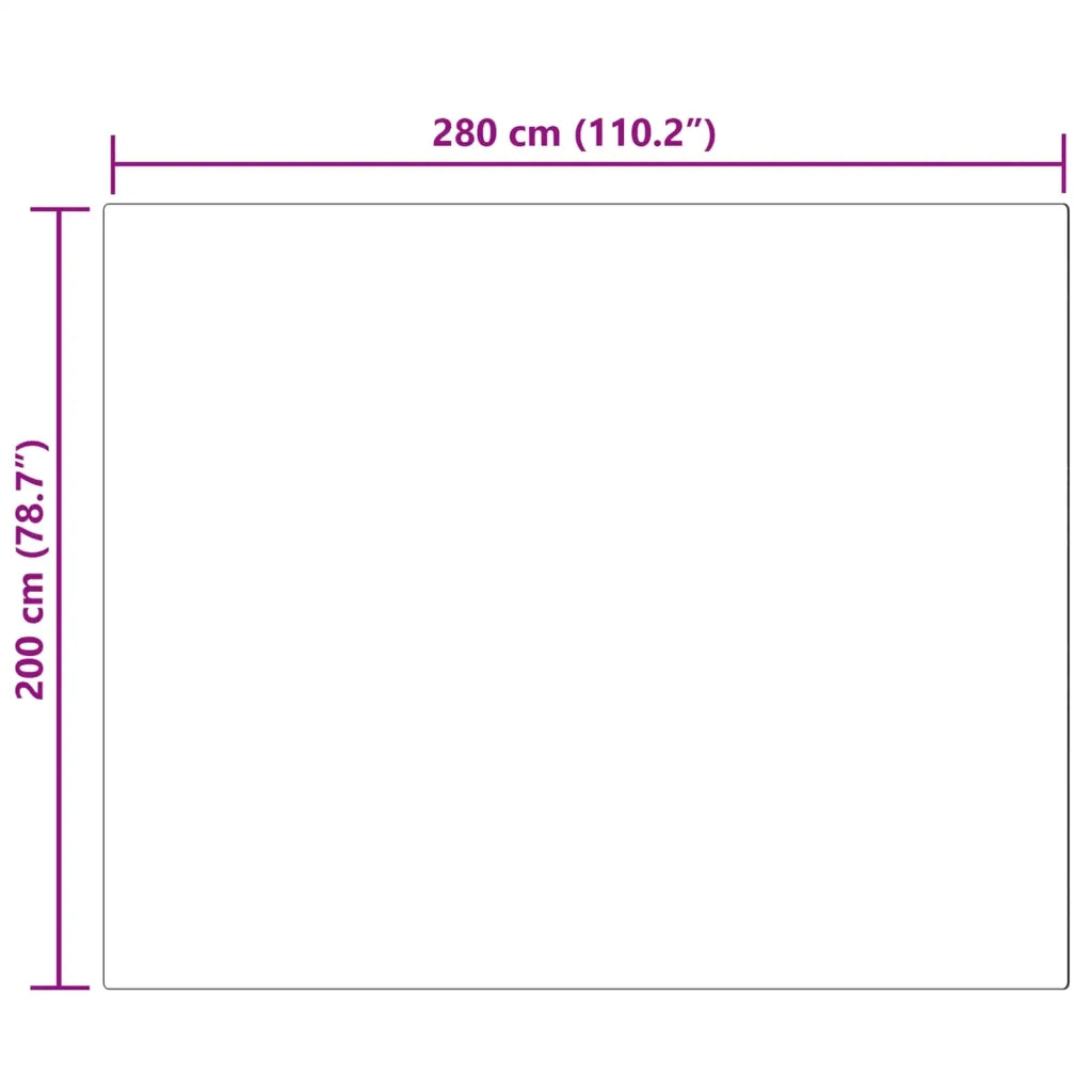 Tappeto in finta TAFALLA Nero 200 x 280 cm Poliestere 42021573