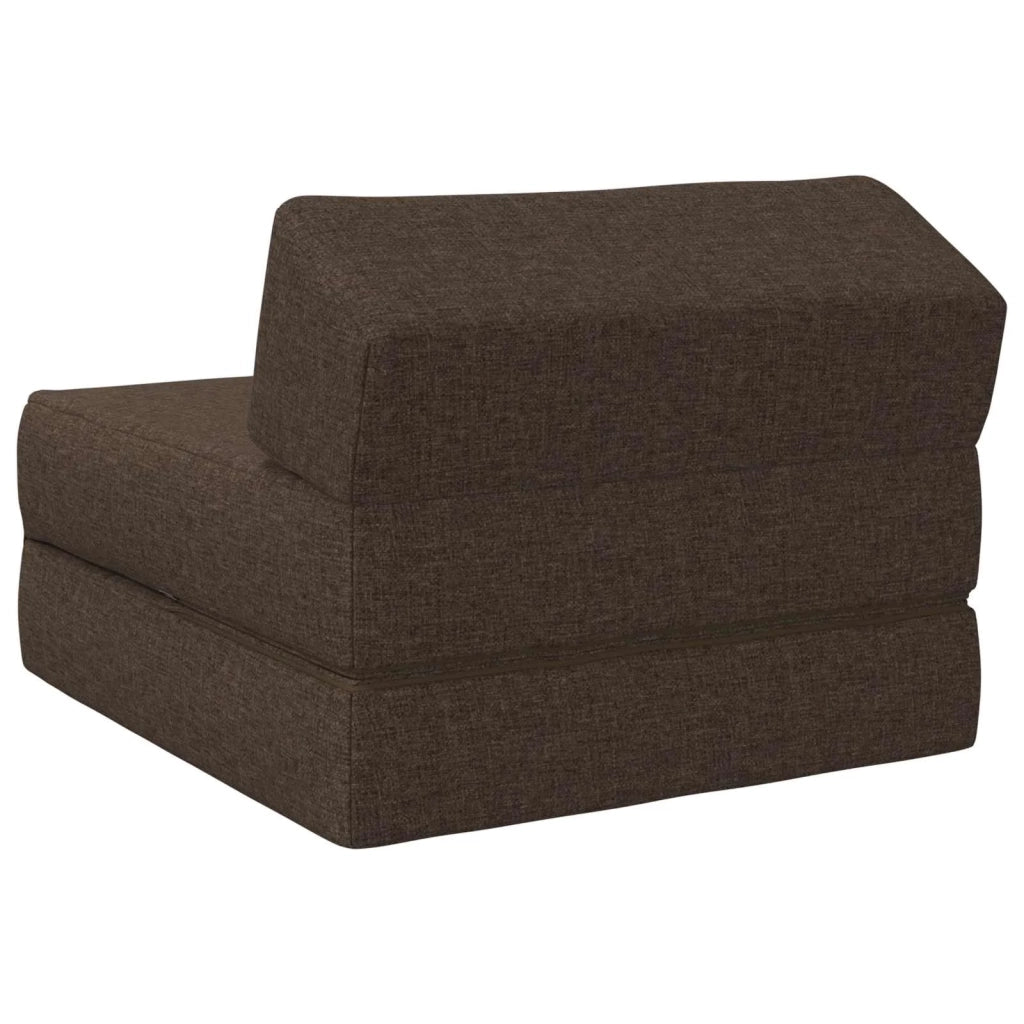 Divano Letto Pieghevole Tortora 60 x 70 x 41 cm Tessuto 900055