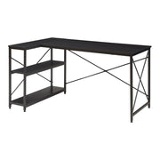 Scrivania/Tavolo da lavoro 137 x 88 x 75 cm Nero 03_0009065