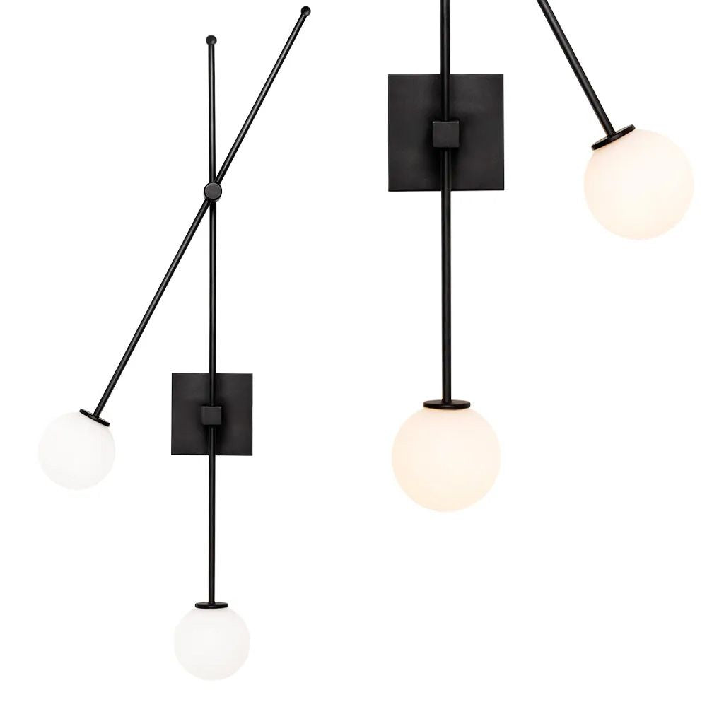 Lampada Da Parete APP1595-2W Black