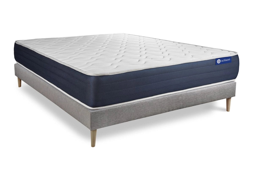 Kit rete e materasso matrimoniale Actimemo sleep 140x220cm - Spessore : 22cm- memory foam - Bilanciato -